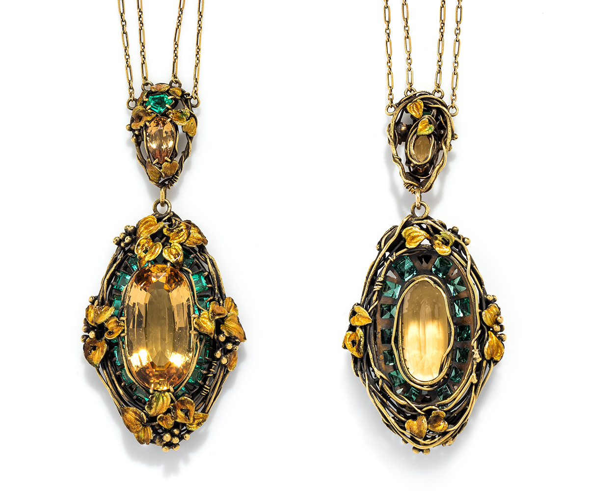 Art Nouveau necklace by Louis Comfort Tiffany.