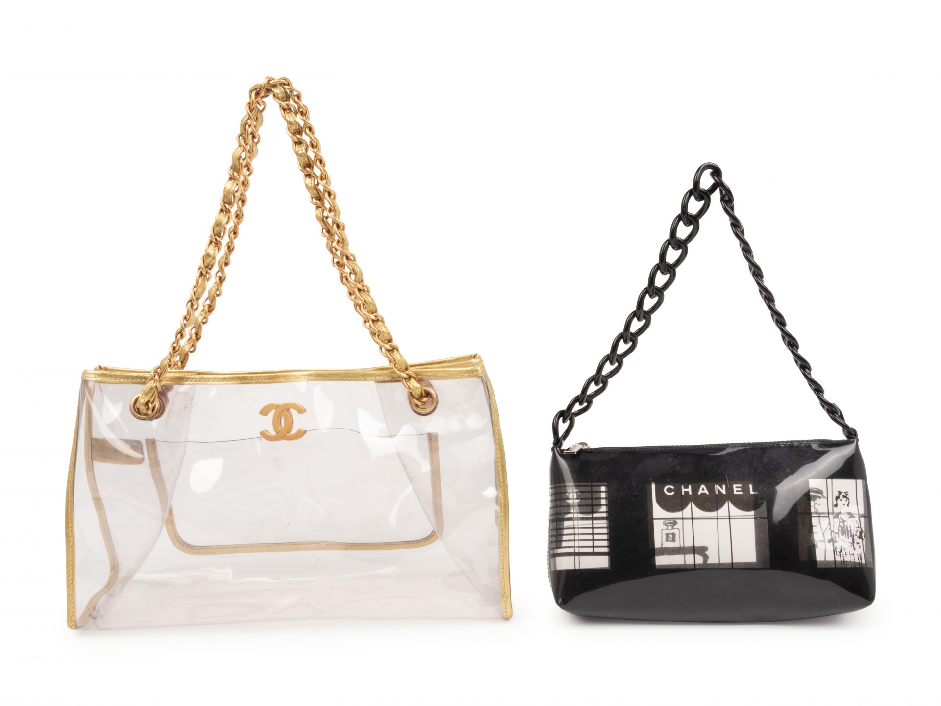 Lot - Two vintage Chanel bags