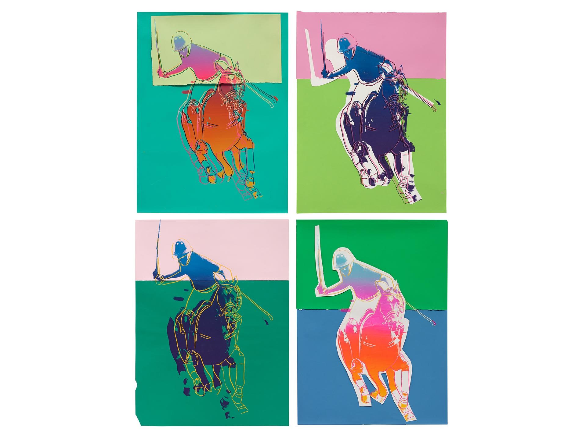 Four Polo Players, 1985. Andy Warhol (American, 1928-1987
